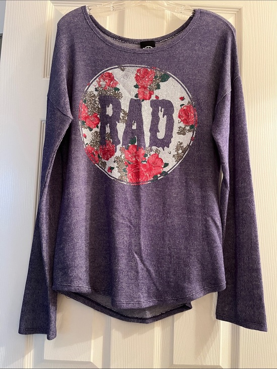 Recycled Karma Tops - Recycled Karma Lightweight Tee/Sweater - Size XL